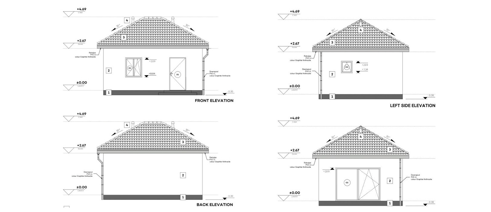 Modular III C+ Window Elevations