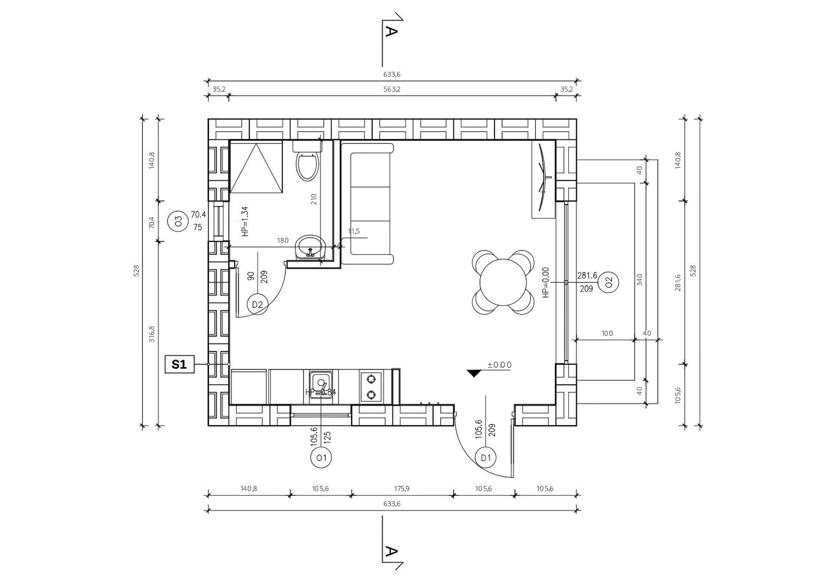 Modular III C+ Window Floorplan
