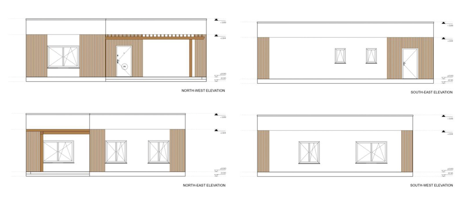 Modular L Elevations